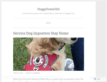 Tablet Screenshot of doggytownusa.wordpress.com