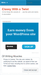 Mobile Screenshot of classywithatwist.wordpress.com
