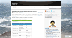 Desktop Screenshot of desiways.wordpress.com