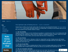 Tablet Screenshot of connectyoutwo.wordpress.com