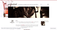 Desktop Screenshot of girlhalffull.wordpress.com