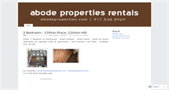 Desktop Screenshot of aboderentals.wordpress.com