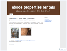 Tablet Screenshot of aboderentals.wordpress.com