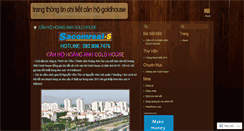 Desktop Screenshot of canhogoldhouse.wordpress.com