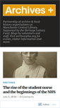Mobile Screenshot of manchesterarchiveplus.wordpress.com