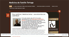 Desktop Screenshot of medicinadefamiliatortuga.wordpress.com
