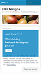 Mobile Screenshot of ilikemangos.wordpress.com