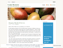 Tablet Screenshot of ilikemangos.wordpress.com