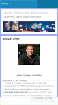 Mobile Screenshot of johnfleckles.wordpress.com