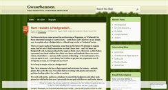 Desktop Screenshot of gwearbennen.wordpress.com