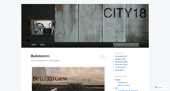 Desktop Screenshot of city18.wordpress.com