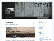 Tablet Screenshot of city18.wordpress.com