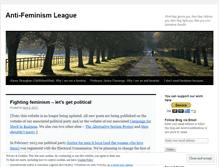 Tablet Screenshot of fightingfeminism.wordpress.com