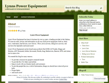 Tablet Screenshot of lynnspowerequipment.wordpress.com