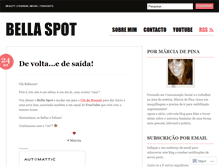Tablet Screenshot of bellaspot.wordpress.com