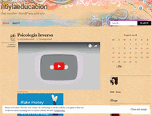 Tablet Screenshot of ntiylaeducacion.wordpress.com