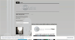 Desktop Screenshot of lightfaktor.wordpress.com