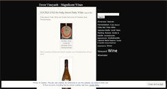Desktop Screenshot of dovervineyards.wordpress.com