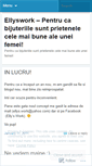 Mobile Screenshot of ellyswork.wordpress.com