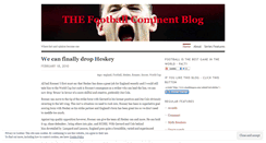 Desktop Screenshot of footballcommentblog.wordpress.com