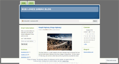 Desktop Screenshot of bobloveshawaii.wordpress.com