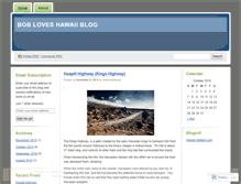 Tablet Screenshot of bobloveshawaii.wordpress.com