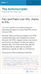 Mobile Screenshot of actionscripter.wordpress.com