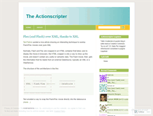 Tablet Screenshot of actionscripter.wordpress.com