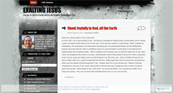 Desktop Screenshot of exaltingjesus.wordpress.com
