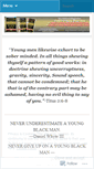 Mobile Screenshot of letterstoyoungblackmen.wordpress.com