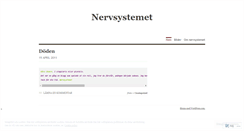 Desktop Screenshot of nervsystemet.wordpress.com