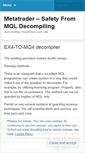 Mobile Screenshot of ex4decompile73.wordpress.com