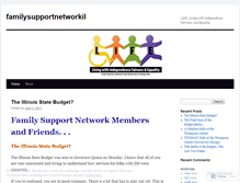 Tablet Screenshot of familysupportnetworkil.wordpress.com
