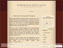 Tablet Screenshot of hotelrayas.wordpress.com