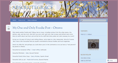Desktop Screenshot of absolutegrace.wordpress.com
