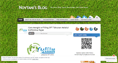 Desktop Screenshot of novtani.wordpress.com