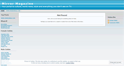 Desktop Screenshot of mirrormag.wordpress.com