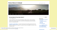 Desktop Screenshot of homealoneinireland.wordpress.com