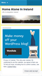 Mobile Screenshot of homealoneinireland.wordpress.com