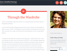 Tablet Screenshot of amysmuddledmusings.wordpress.com