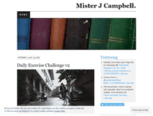 Tablet Screenshot of misterjcampbell.wordpress.com