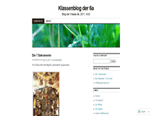 Tablet Screenshot of 6akas2011.wordpress.com