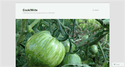 Desktop Screenshot of cookandwrite.wordpress.com