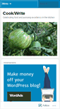 Mobile Screenshot of cookandwrite.wordpress.com