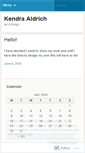 Mobile Screenshot of kendrakai.wordpress.com