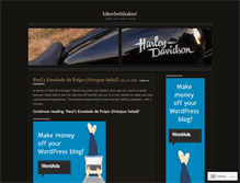 Tablet Screenshot of bikerbethbakes.wordpress.com
