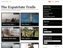 Tablet Screenshot of expattrails.wordpress.com