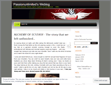 Tablet Screenshot of passionunlimited.wordpress.com