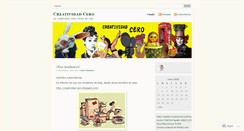 Desktop Screenshot of creatividadzero.wordpress.com