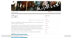 Desktop Screenshot of firefliesofmadness.wordpress.com